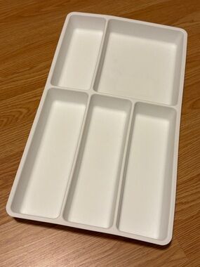 White IKEA Cutlery Tray - New